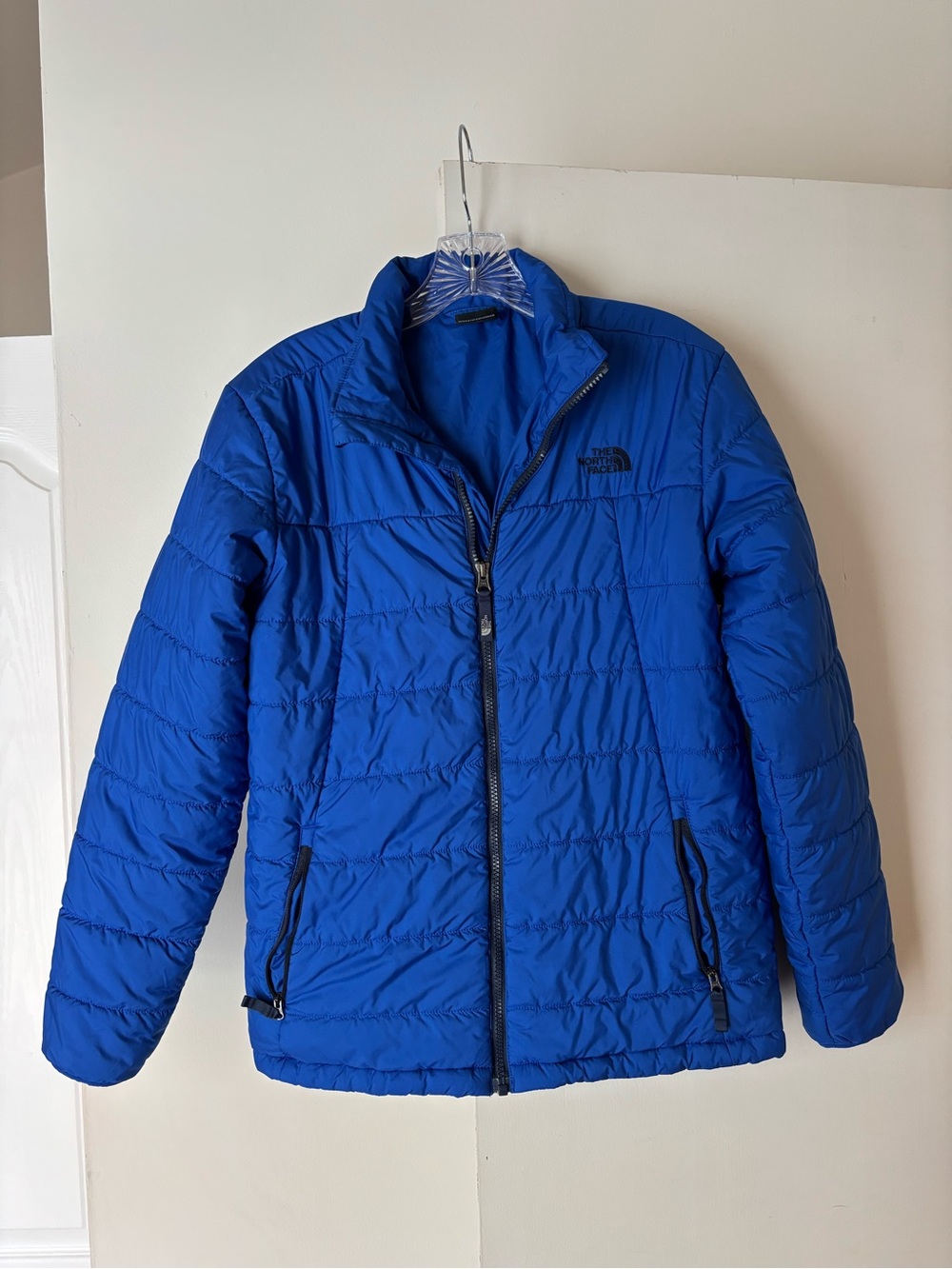 The North Face Kids Blue Quilted Puffer Jacket
